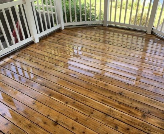 wooden deck